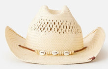 Load image into Gallery viewer, COWRIE COWGIRL HAT
