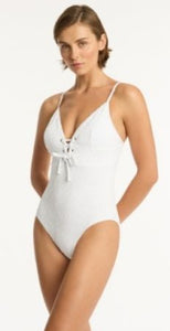 INTERLACE LACE UP TRI ONE PIECE