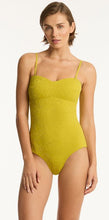 Load image into Gallery viewer, INTERLACE SEAMLESS BANDEAU ONE PIECE
