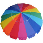 Load image into Gallery viewer, RAINBOW 240CM BEACH UMBRELLA

