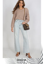 Load image into Gallery viewer, WIDE LEG DENIM100% COTTON
