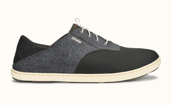 OluKai Nohea Moku Mens Slip-on Shoes - Dark Shadow/Dark Shadow - US11