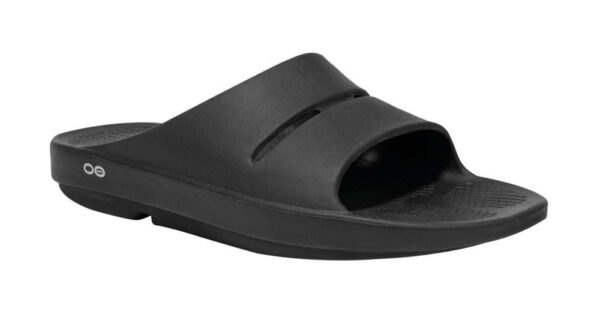 OOFOS OOahh Slide Unisex Sandals - Black - M12/W14