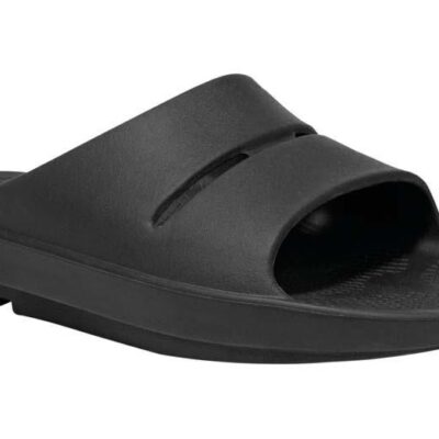 OOFOS OOahh Slide Unisex Sandals - Black - M13/W15