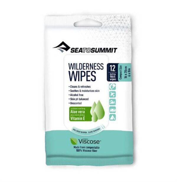 Sea To Summit Wilderness Wipes - Compact - 12 Pack