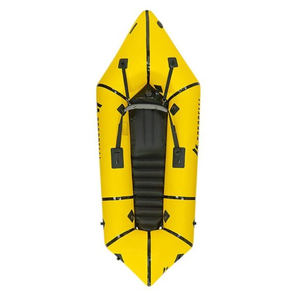 Kokopelli Nirvana Self-Bailing 1 Person Packraft - Yellow