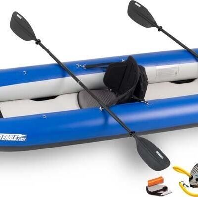Sea Eagle 420X Explorer 2 Person Inflatable Kayak - Pro Package