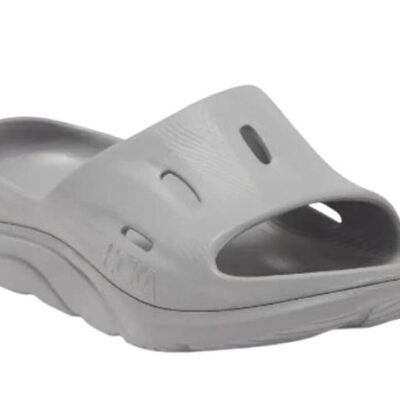 Hoka Ora Recovery Slide 3 Unisex Sandals - Grey/Grey - 13M/15W US