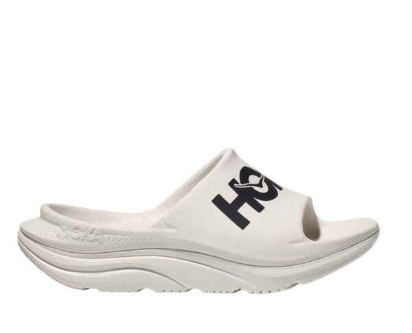 Hoka Ora Athletic Unisex Slide - White/Black
