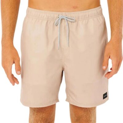 Rip Curl Bondi Volley Boardshorts Taupe Size S Quick Dry Recycled Hydrophobic Fabric
