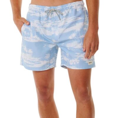 Rip Curl Dreamers Volley Short Mens Yucca XL Recycled Ripsuede 16 Inch Leg All Over Print