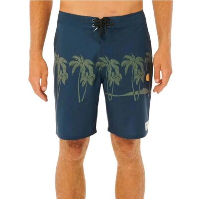 Rip Curl Mirage Mod Tropics 19 Inch Boardshort Mens Dark Navy Size 32 Quick Drying Fit