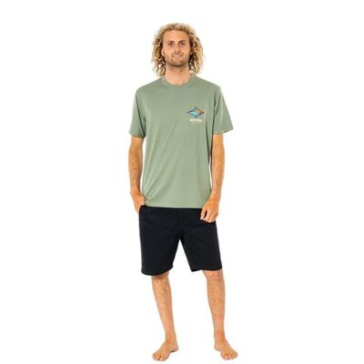Rip Curl WSHCLV S Paradise Tee Cotton Jersey Relaxed Fit Bold Logo