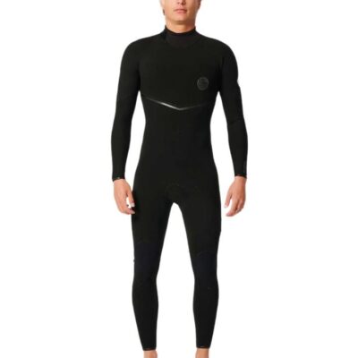 Ripcurl Black 3x2mm Neoprene E-Bomb Back Zip Wetsuit Mens Critical Stress Taping